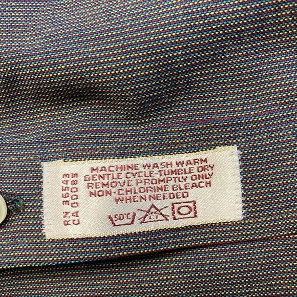 ETIENNE AIGNER Men’s Long Sleeve Dress Shirt Size 16.5 32/33 Gray - Picture 3 of 11